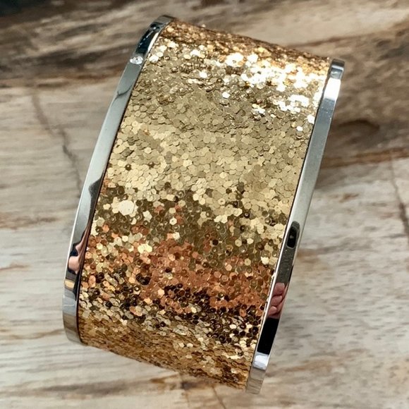 Dyrberg/Kern Coarsini Sequin stainless steel cuff bracelet - Picture 3 of 6
